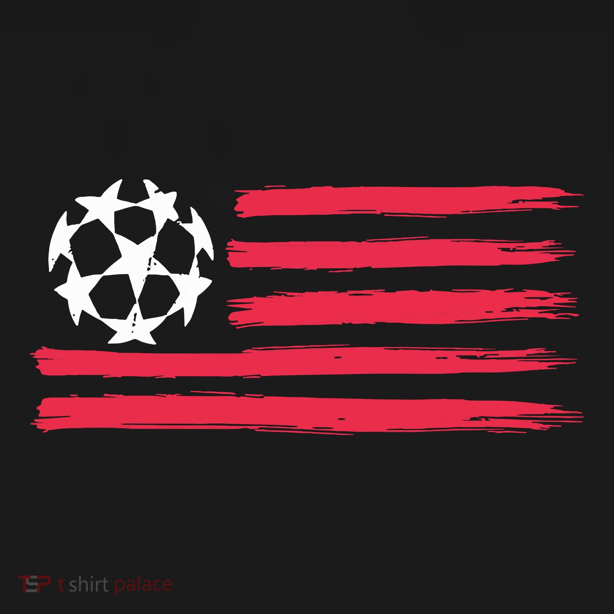 Usa Flag Soccer Ball Cool Futbol Equipment Women T-Shirt