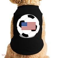 Usa Flag Soccer Fan Long Sleeve Doggie Tank thumb 0