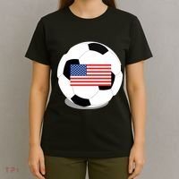 Usa Flag Soccer Fan Long Sleeve T-Shirt thumb 4