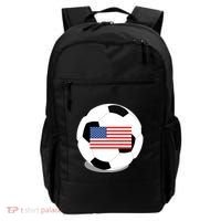 Usa Flag Soccer Fan Long Sleeve Backpack thumb 0