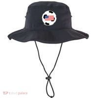 Usa Flag Soccer Fan Long Sleeve Bucket Hat thumb 0