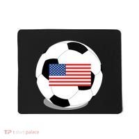 Usa Flag Soccer Fan Long Sleeve Mousepad thumb 0