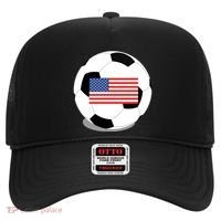 Usa Flag Soccer Fan Long Sleeve Hat thumb 0