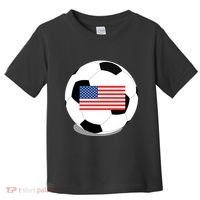 Usa Flag Soccer Fan Long Sleeve Toddler T-Shirt thumb 0