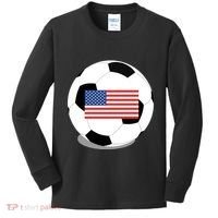 Usa Flag Soccer Fan Long Sleeve Kids Long Sleeve Shirt thumb 0