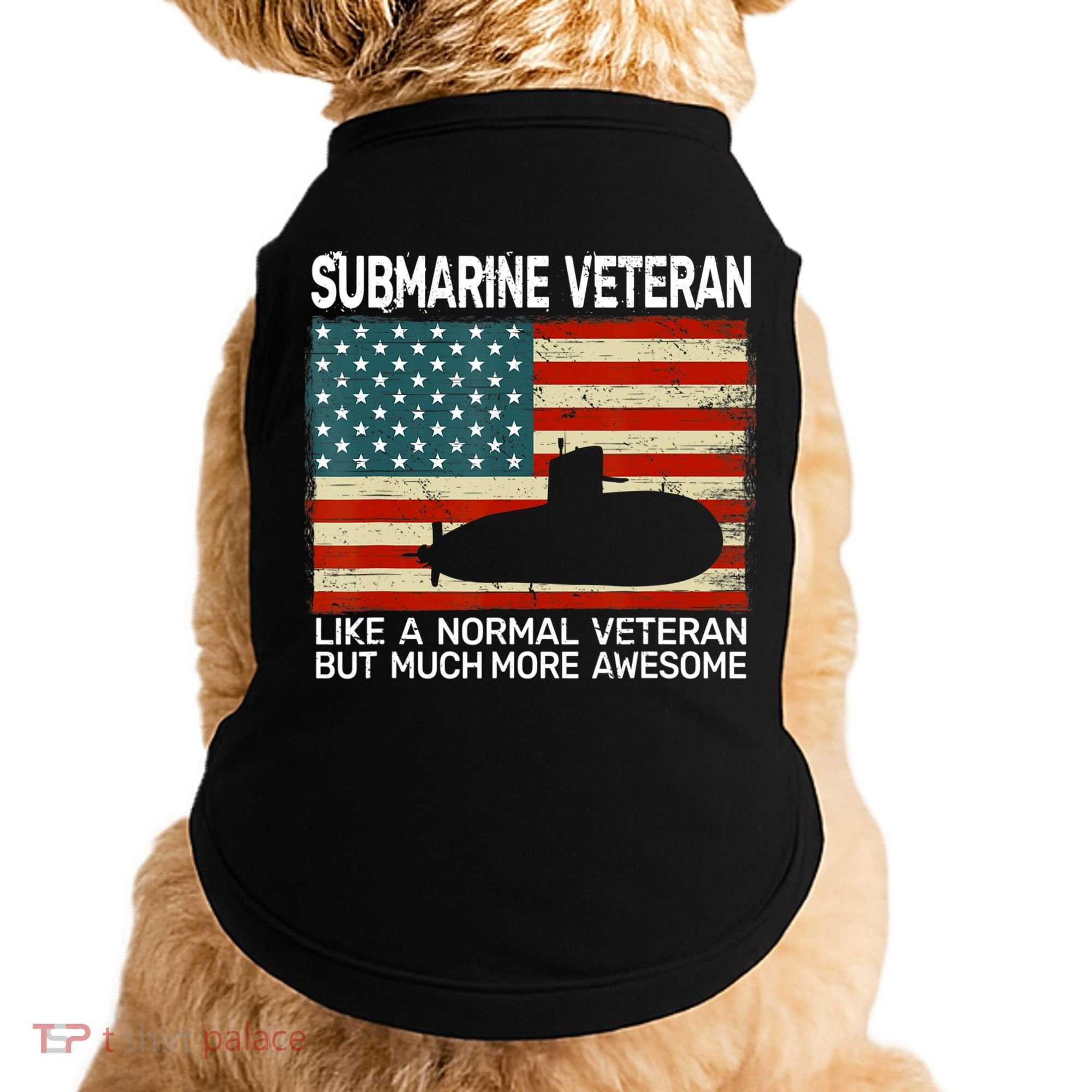 Usa Flag Submarine Veteran And Submarine Doggie Tank