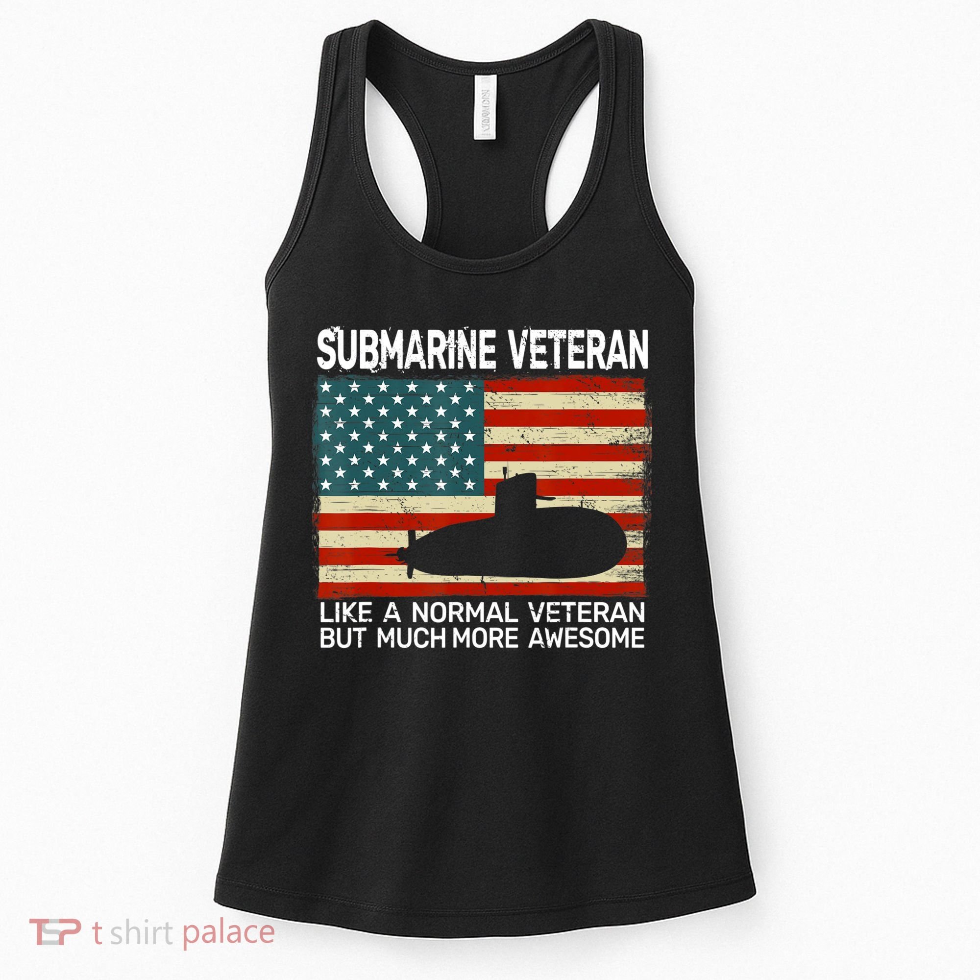 Usa Flag Submarine Veteran And Submarine Women's Tank Top