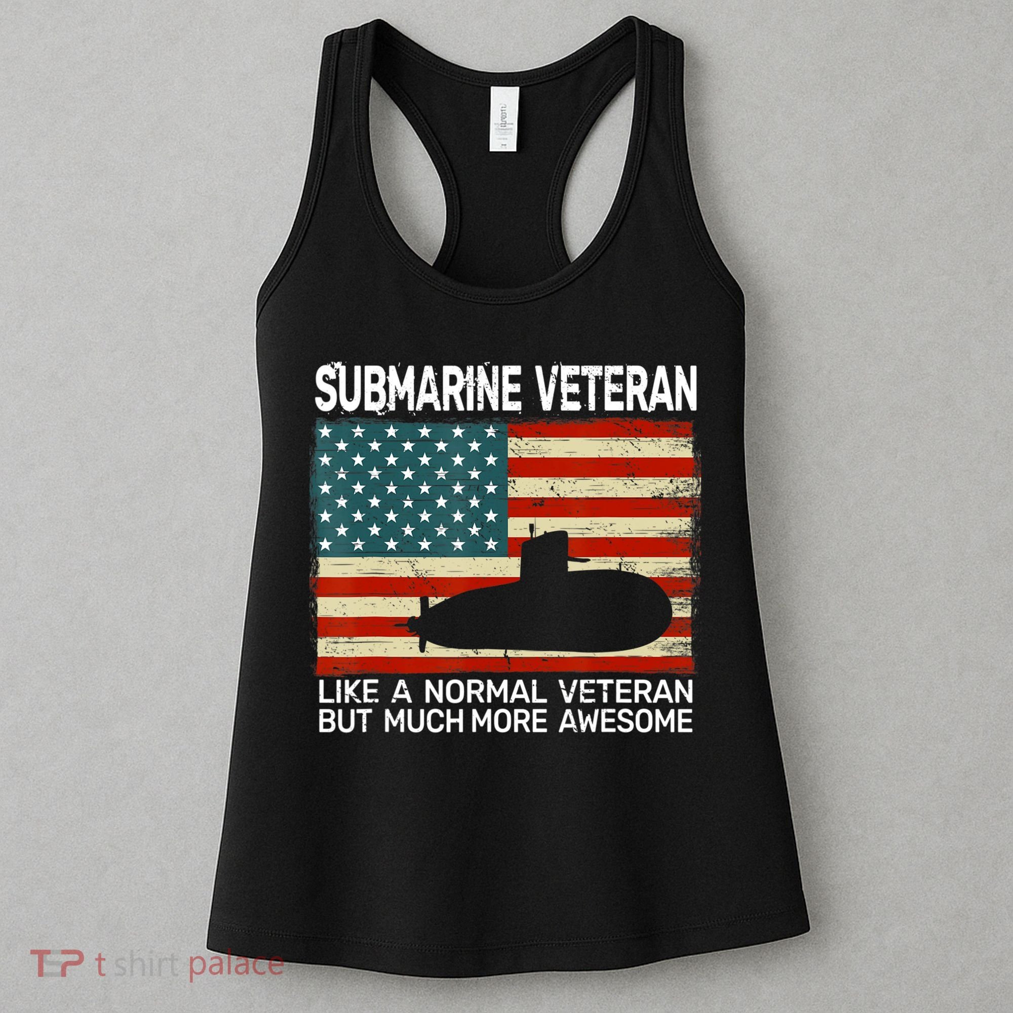 Usa Flag Submarine Veteran And Submarine Women's Tank Top