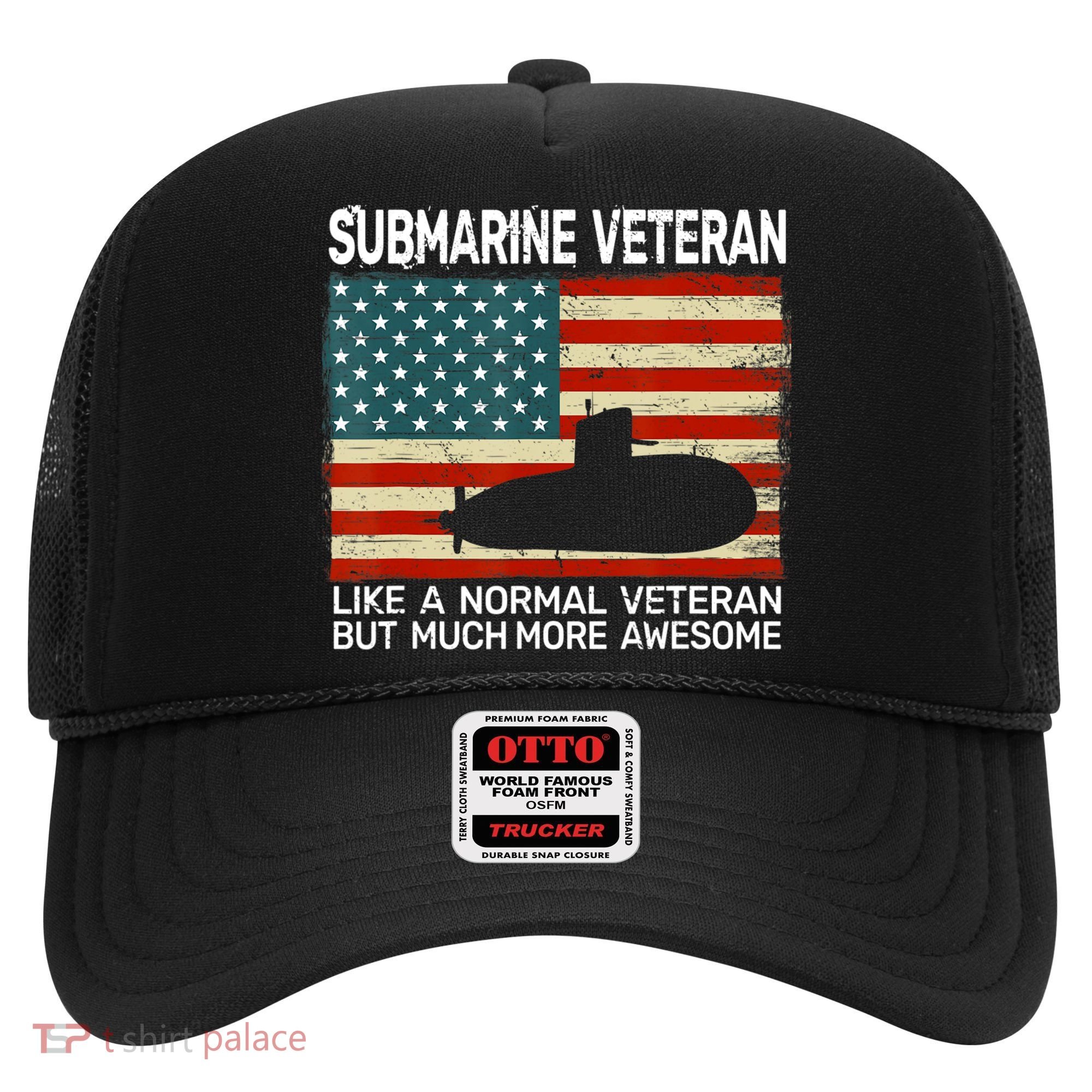 Usa Flag Submarine Veteran And Submarine Hat