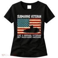Usa Flag Submarine Veteran And Submarine Women's T-Shirt thumb 0