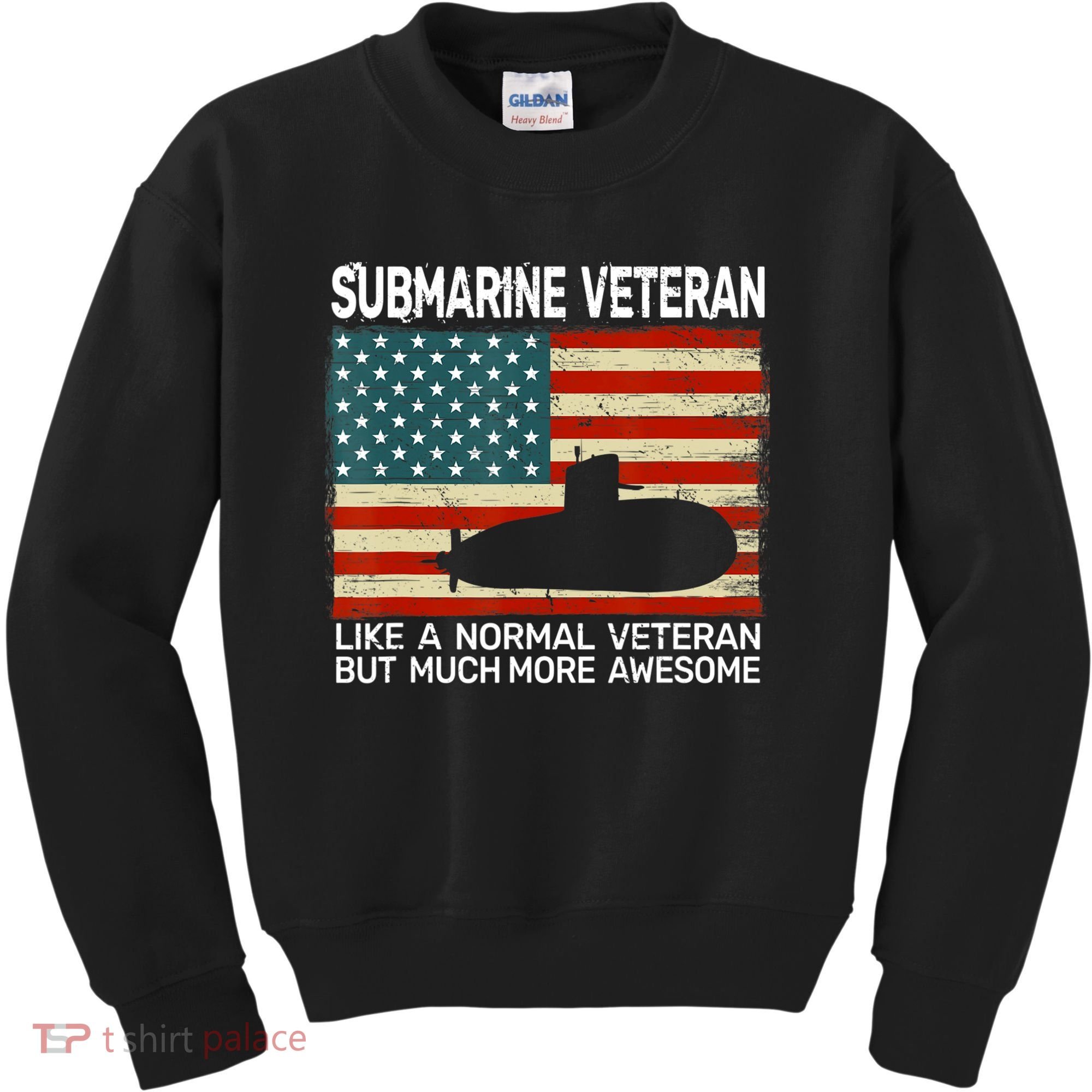 Usa Flag Submarine Veteran And Submarine Kids Sweatshirt