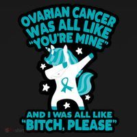 Unicorn Fighter Suvivor Fight Ovarian Cancer Awareness Tote Bag thumb 4