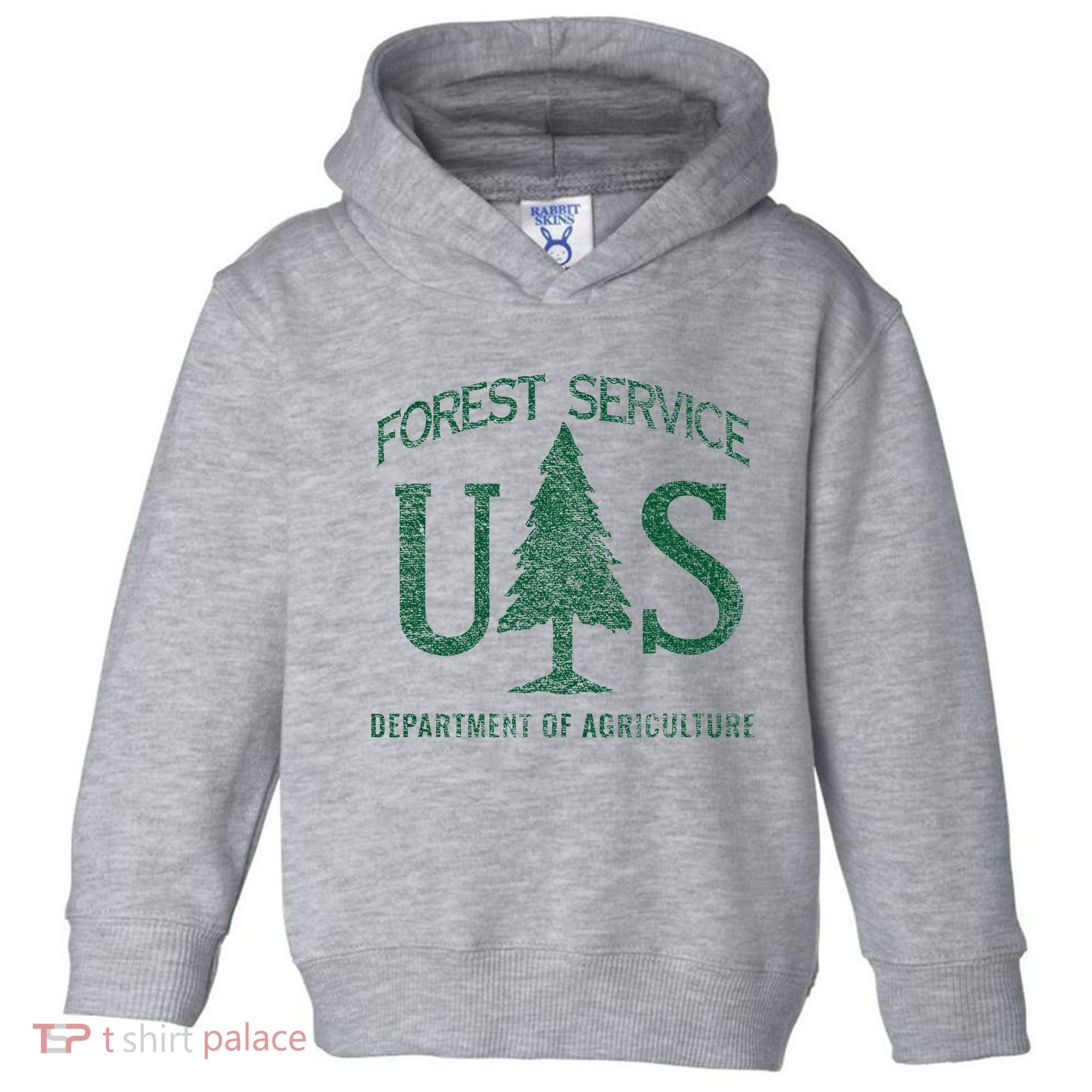 Us Forest Service (Distressed Green) Toddler Hoodie