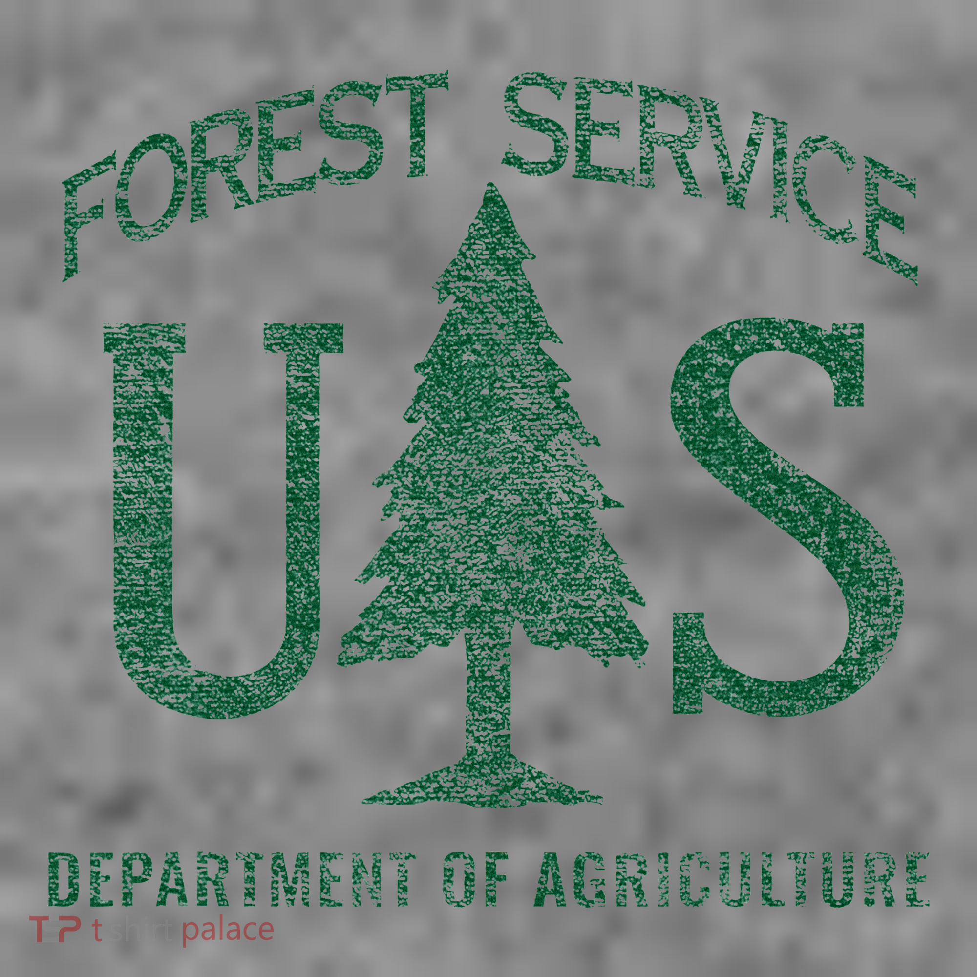 Us Forest Service (Distressed Green) Toddler Hoodie