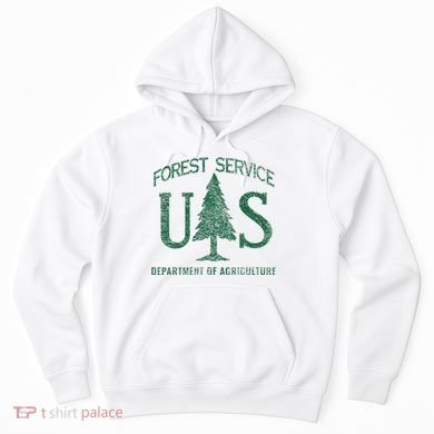 Us Forest Service (Distressed Green) Hoodie