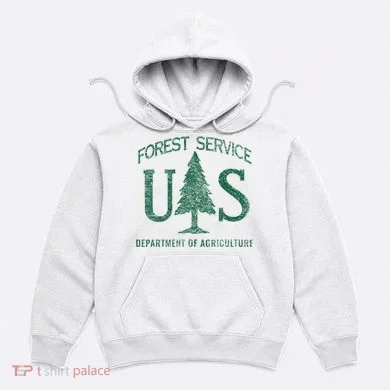Us Forest Service (Distressed Green) Hoodie