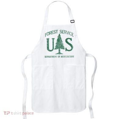 Us Forest Service (Distressed Green) Apron