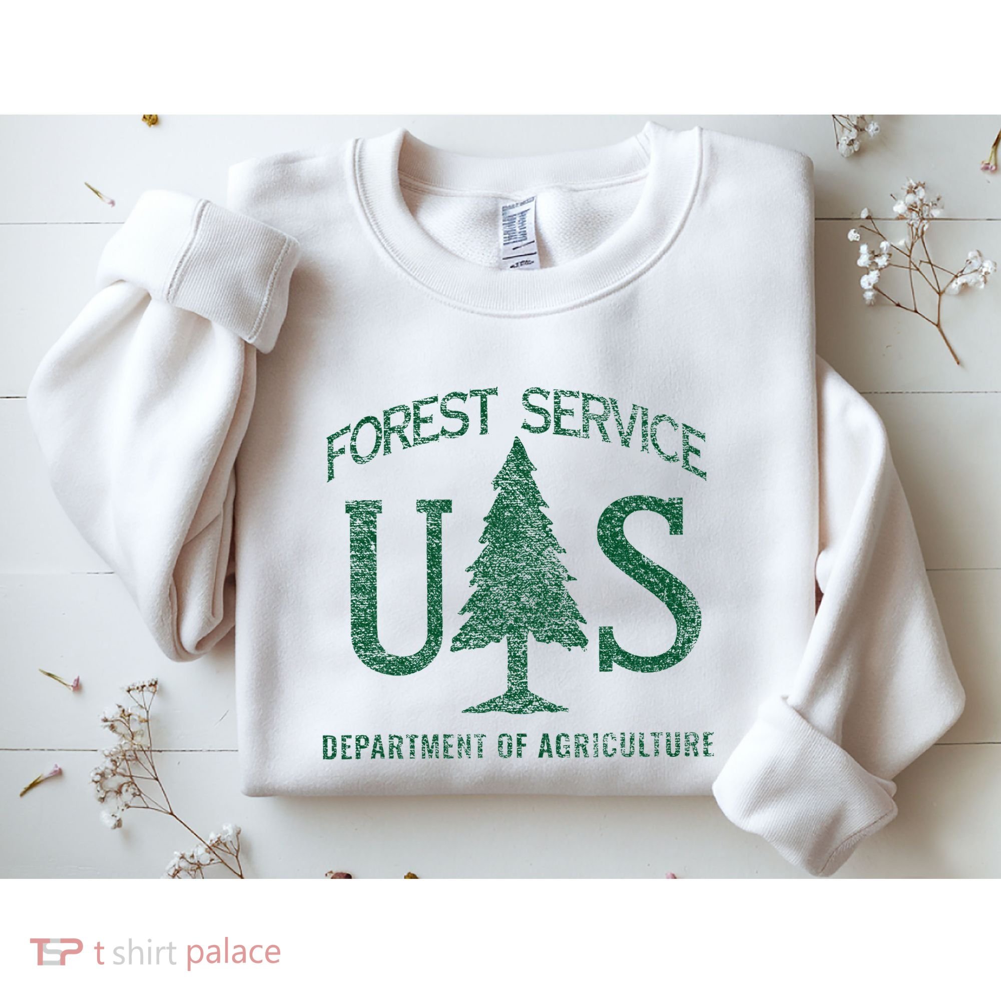 Us Forest Service (Distressed Green) Sweatshirt