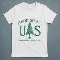Us Forest Service (Distressed Green) T-Shirt thumb 5