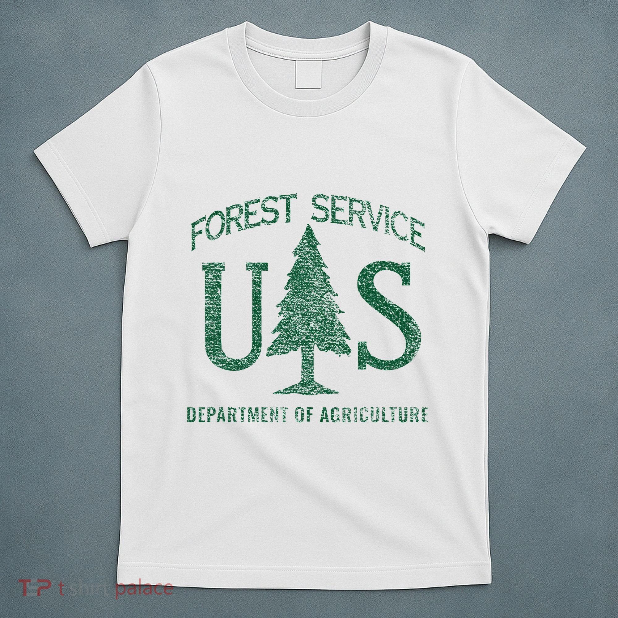 Us Forest Service (Distressed Green) T-Shirt