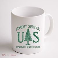 Us Forest Service (Distressed Green) Coffee Mug thumb 1