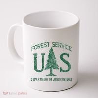 Us Forest Service (Distressed Green) Coffee Mug thumb 0