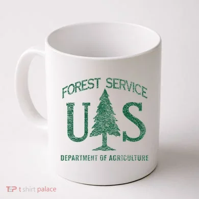Us Forest Service (Distressed Green) Coffee Mug