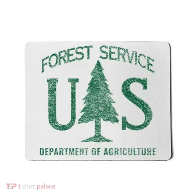 Us Forest Service (Distressed Green) Mousepad