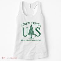 Us Forest Service (Distressed Green) Women's Tank Top thumb 0