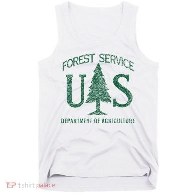 Us Forest Service (Distressed Green) Tank Top