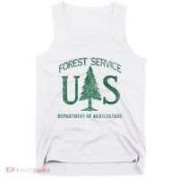 Us Forest Service (Distressed Green) Tank Top thumb 0