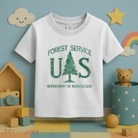 Us Forest Service (Distressed Green) Toddler T-Shirt thumb 3