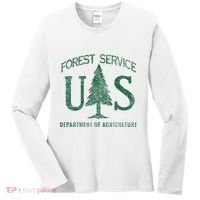 Us Forest Service (Distressed Green) Women's Long Sleeve Shirt thumb 0