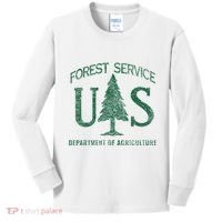 Us Forest Service (Distressed Green) Kids Long Sleeve Shirt thumb 0