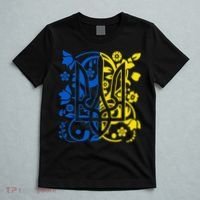 Ukraine Flag Symbol Flora Sunflower Ukrainian Pride Heart T-Shirt thumb 5