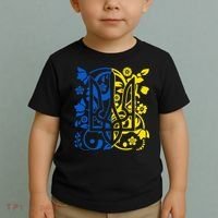 Ukraine Flag Symbol Flora Sunflower Ukrainian Pride Heart Toddler T-Shirt thumb 2