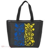 Ukraine Flag Symbol Flora Sunflower Ukrainian Pride Heart Tote Bag thumb 0