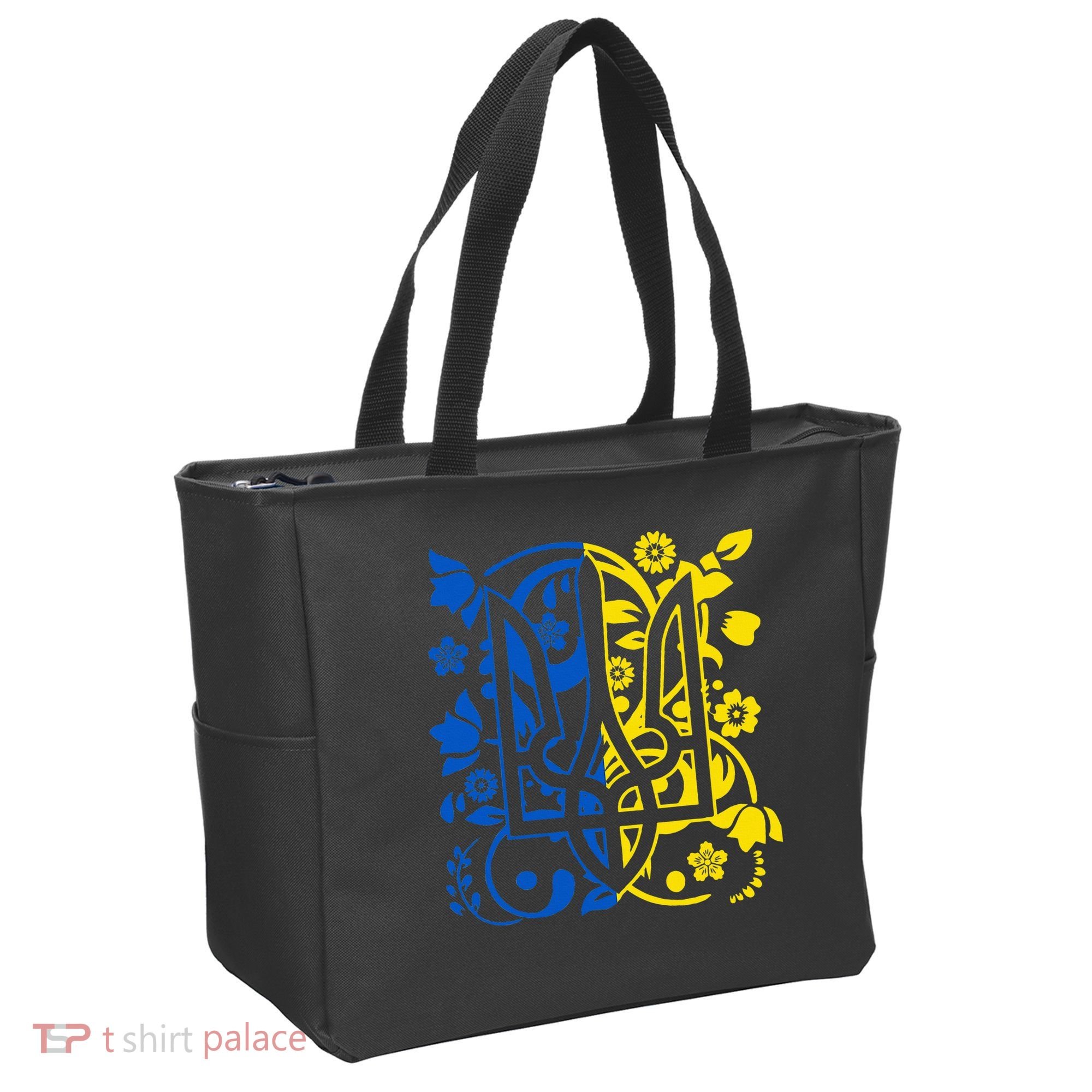 Ukraine Flag Symbol Flora Sunflower Ukrainian Pride Heart Tote Bag