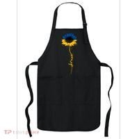 Ukrainian Flag Sunflower I Stand With Ukraine Peace Apron thumb 0