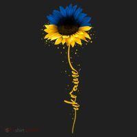Ukrainian Flag Sunflower I Stand With Ukraine Peace Beanie thumb 2