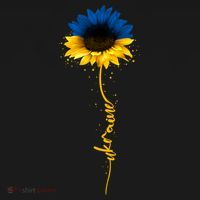 Ukrainian Flag Sunflower I Stand With Ukraine Peace Women's Hoodie thumb 2