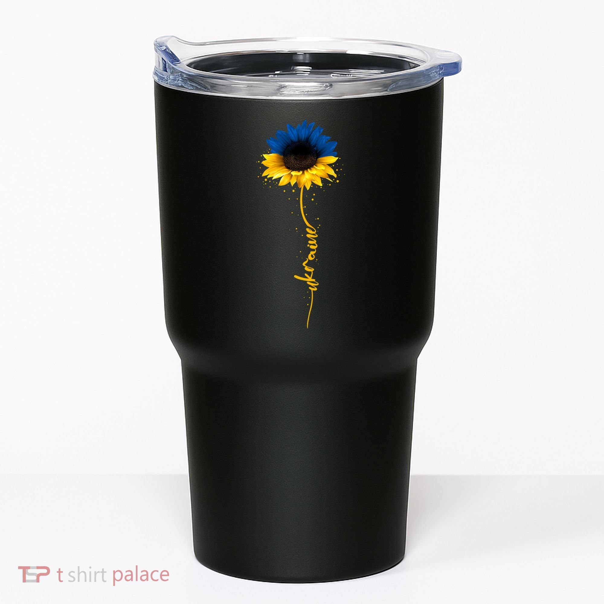 Ukrainian Flag Sunflower I Stand With Ukraine Peace Tumbler