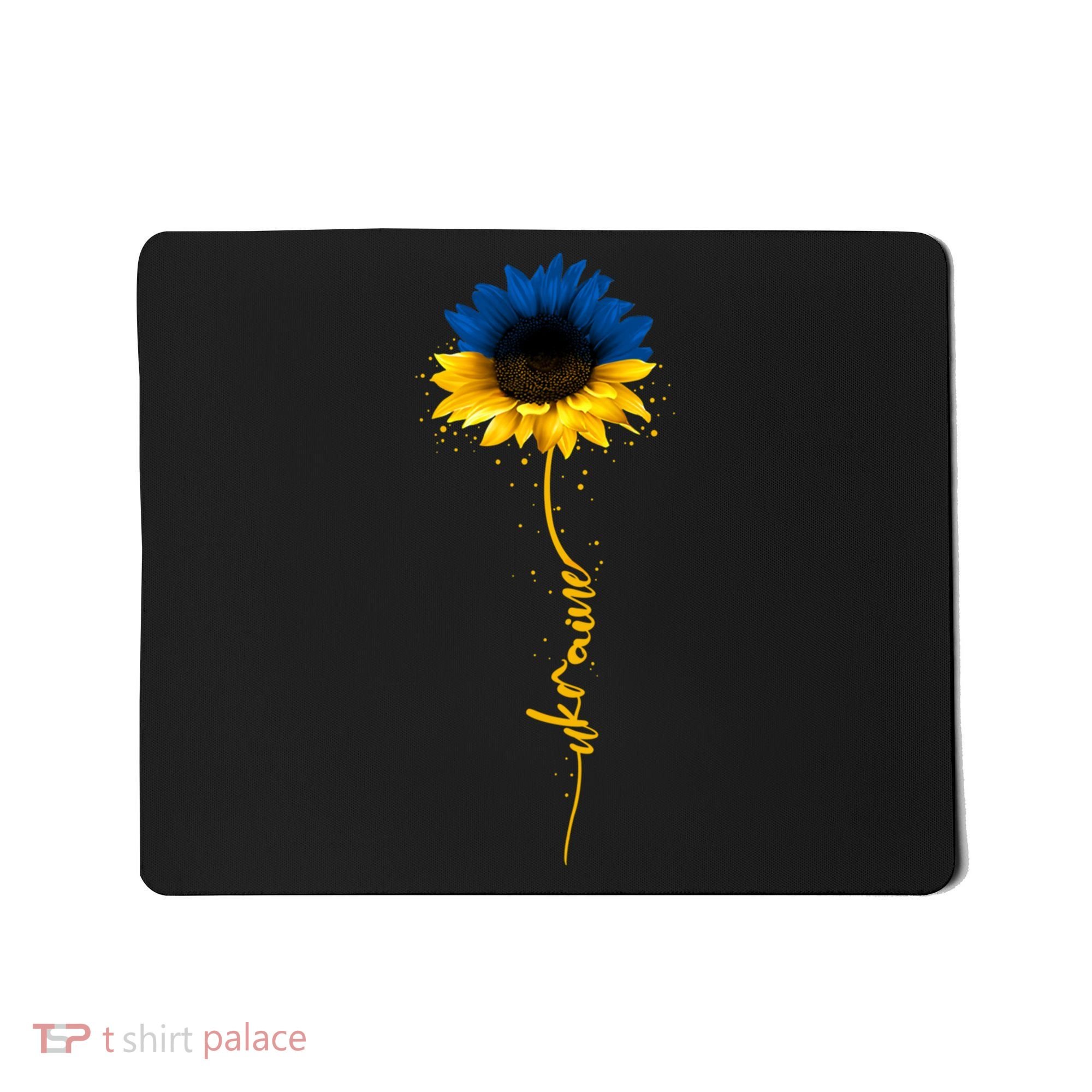 Ukrainian Flag Sunflower I Stand With Ukraine Peace Mousepad