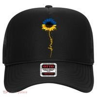 Ukrainian Flag Sunflower I Stand With Ukraine Peace Hat thumb 0
