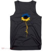Ukrainian Flag Sunflower I Stand With Ukraine Peace Tank Top thumb 0