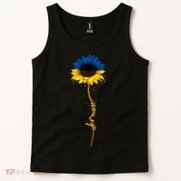 Ukrainian Flag Sunflower I Stand With Ukraine Peace Tank Top thumb 2