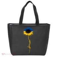Ukrainian Flag Sunflower I Stand With Ukraine Peace Tote Bag thumb 0