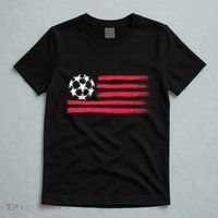 Usa Flag Soccer Ball Cool Futbol Equipment T-Shirt thumb 5
