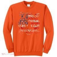 USA Flag Tiger Patriotic Independence Day 4th Of July Sweatshirt thumb 0