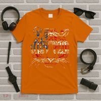 USA Flag Tiger Patriotic Independence Day 4th Of July T-Shirt thumb 5